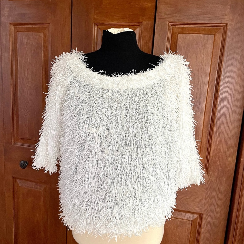 Zara white knit